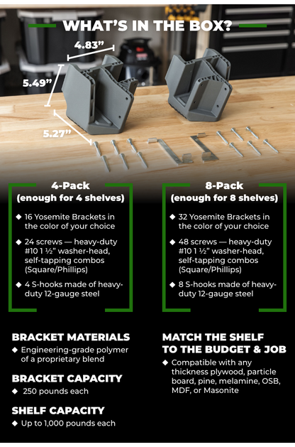 Yosemite™ Brackets